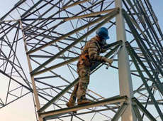 鐵塔安裝數(shù)顯扭矩扳手案例